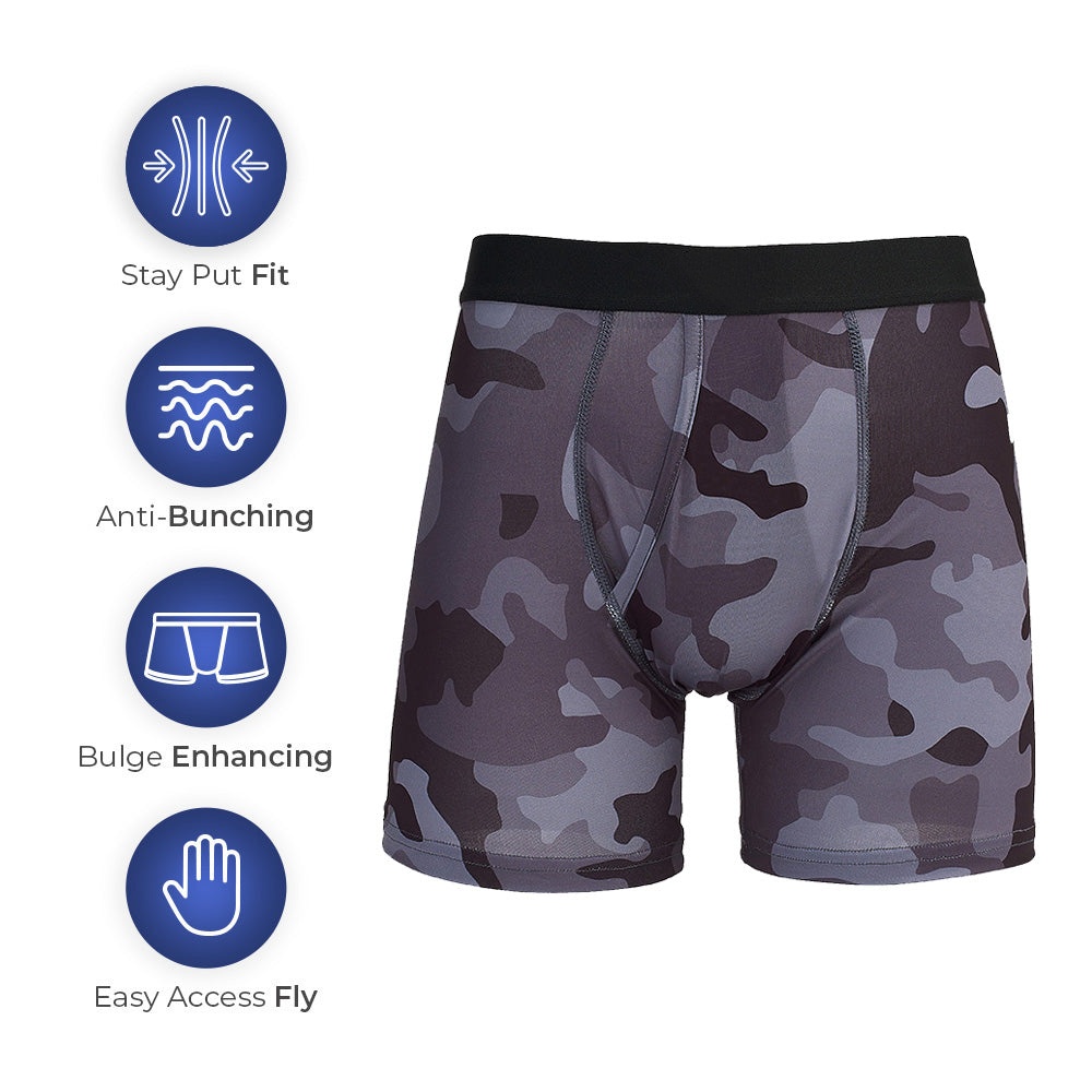 Men's Moisture-Wicking Boxer Brief 6-Pack