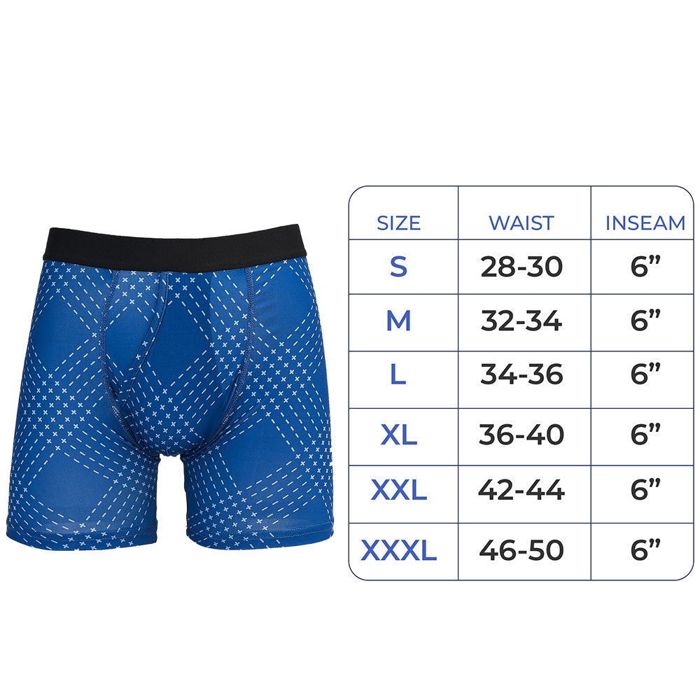 Men's Moisture-Wicking Boxer Brief 6-Pack