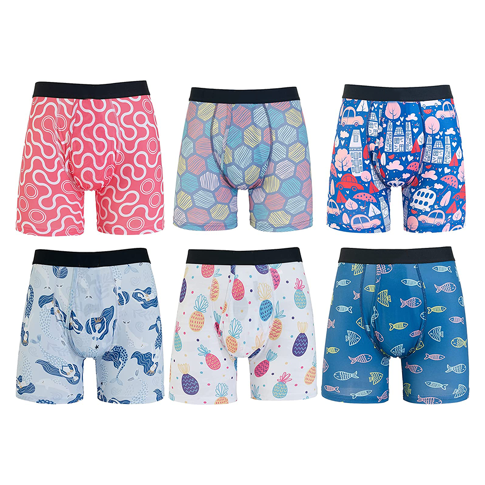 Men's Moisture-Wicking Boxer Brief 6-Pack