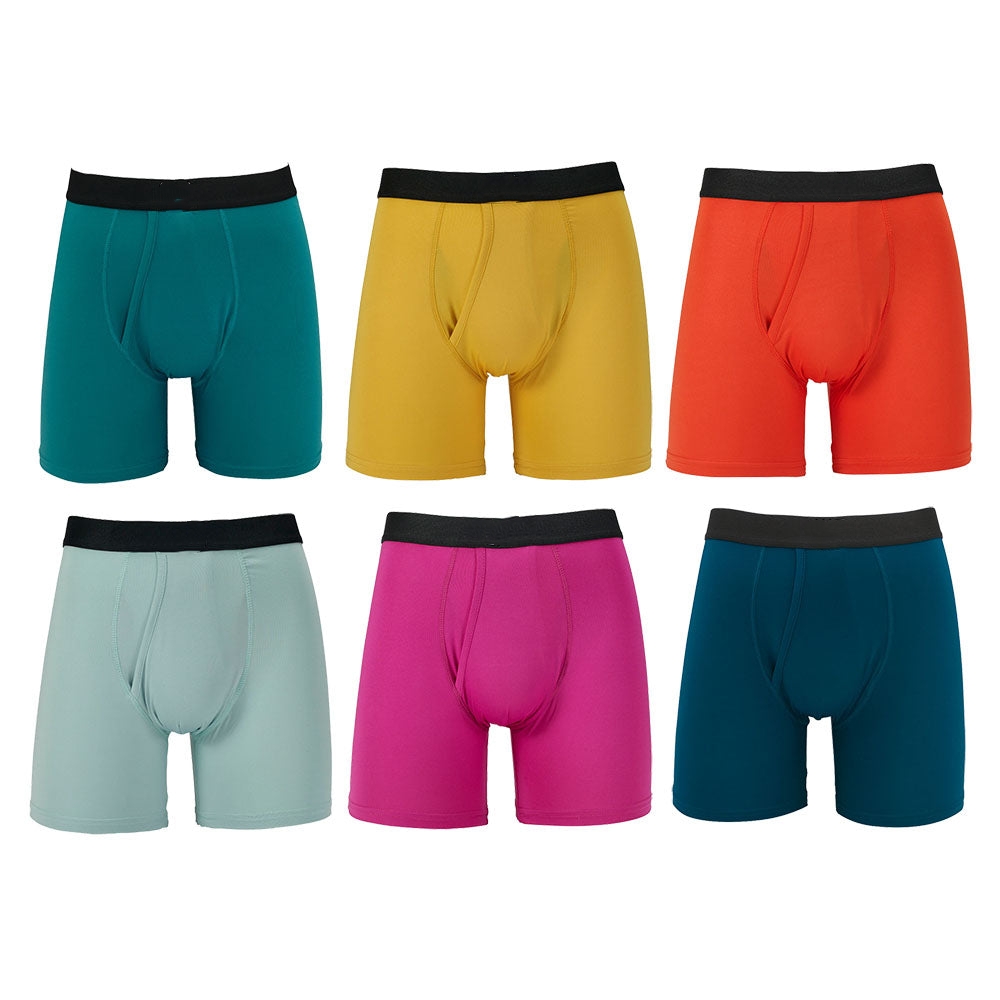 Men's Moisture-Wicking Boxer Brief 6-Pack