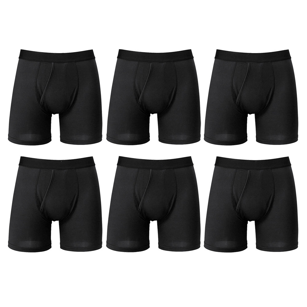 Men's Moisture-Wicking Boxer Brief 6-Pack