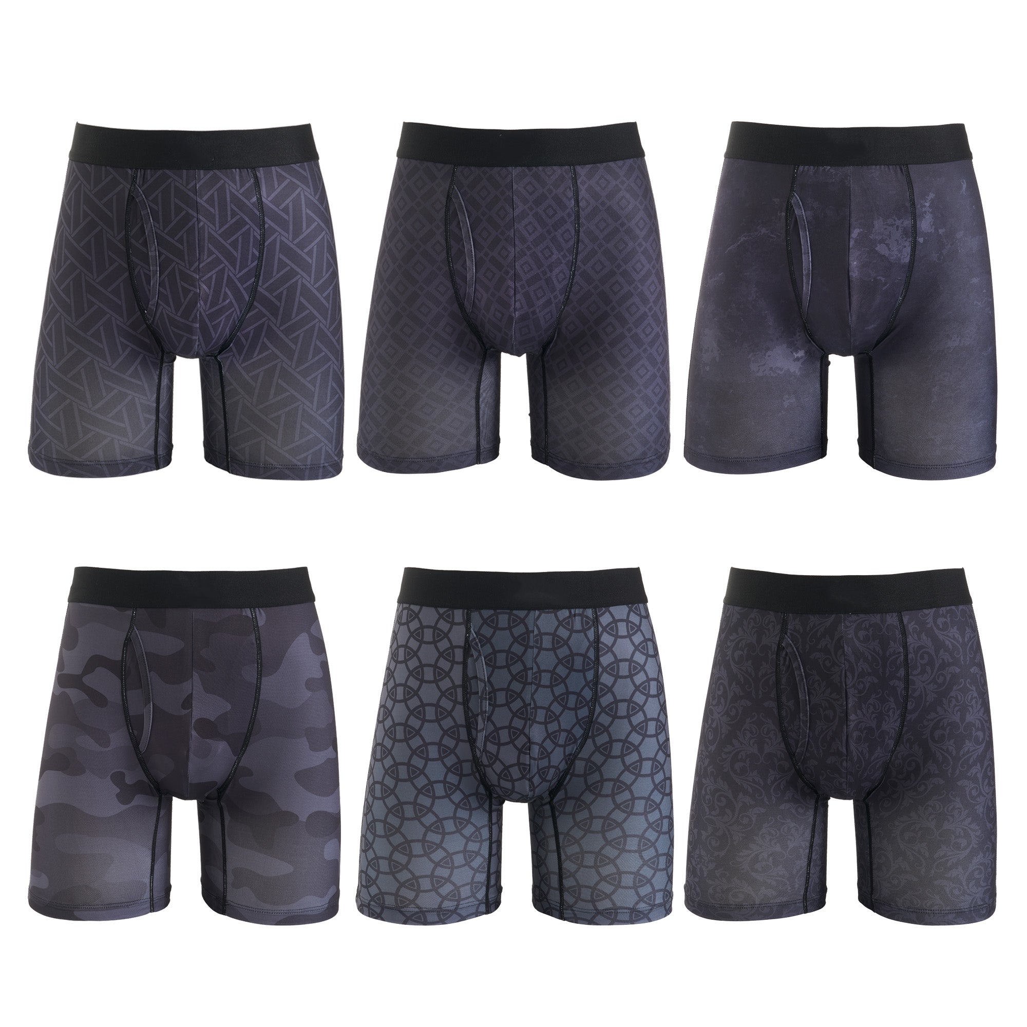 Men's Moisture-Wicking Boxer Brief 6-Pack