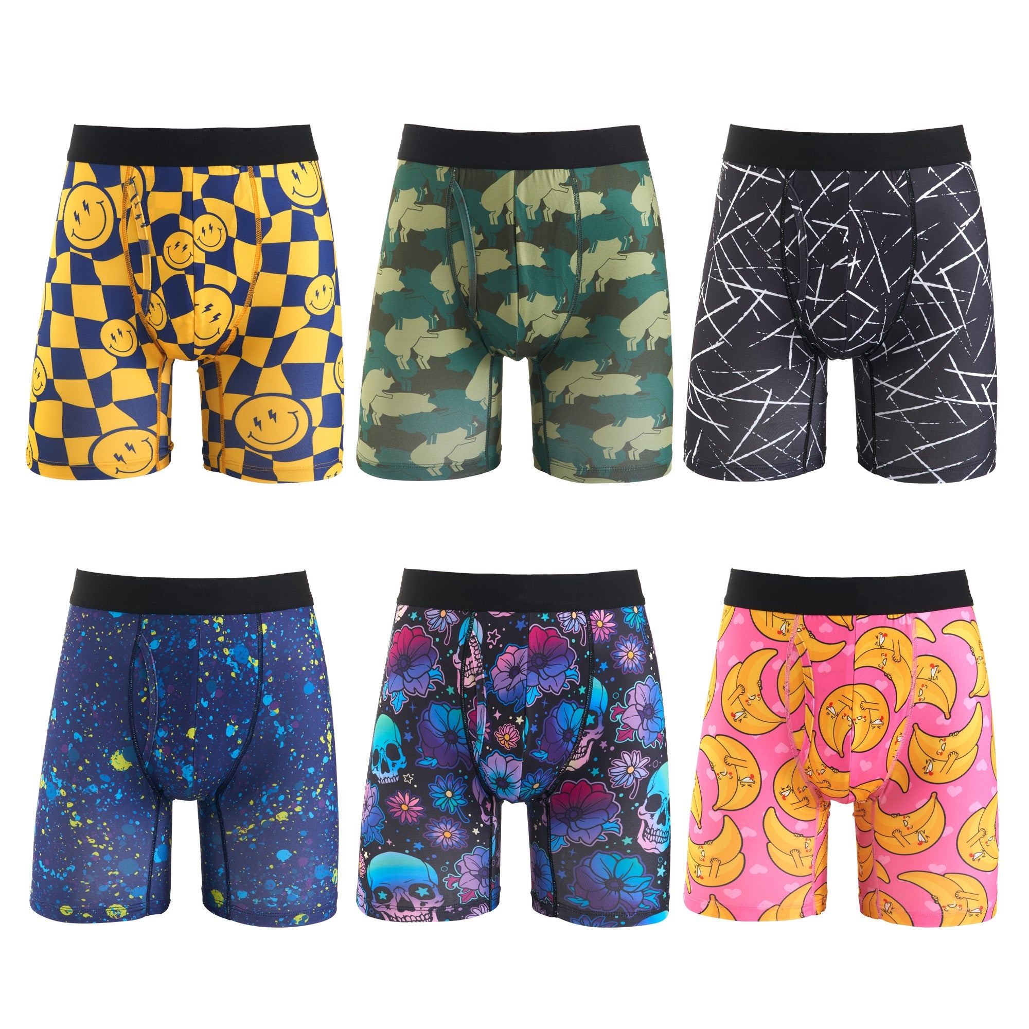 Men's Moisture-Wicking Boxer Brief 6-Pack