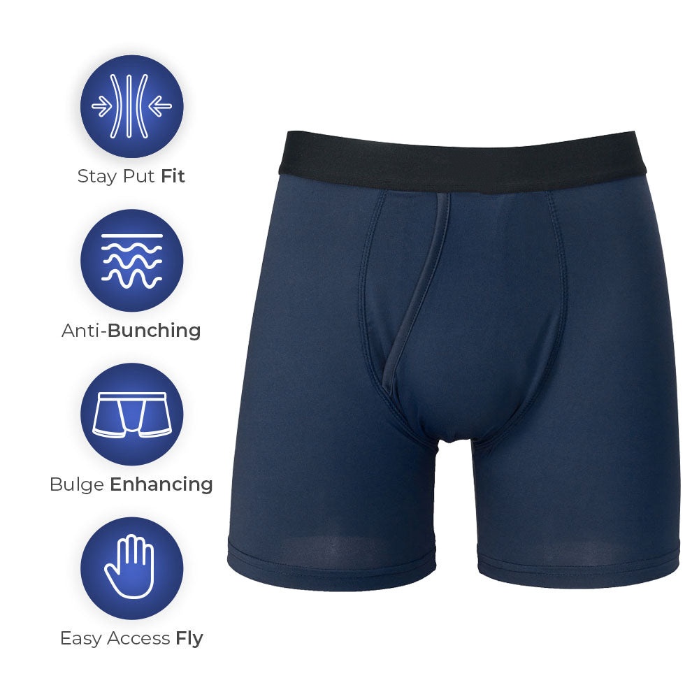 Men's Moisture-Wicking Boxer Brief 6-Pack