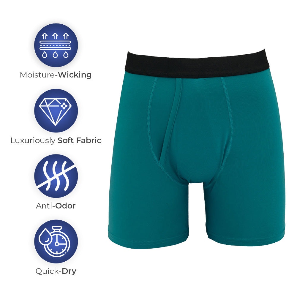 Men's Moisture-Wicking Boxer Brief 6-Pack
