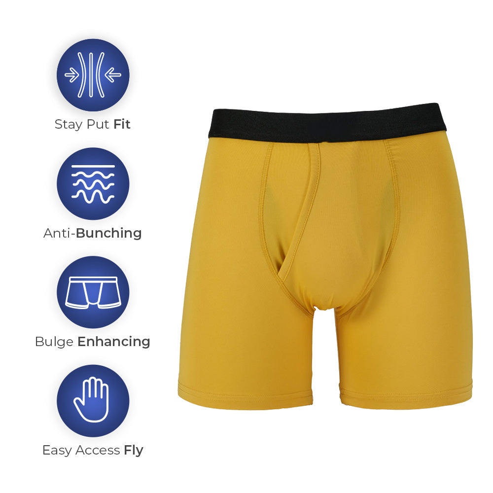 Men's Moisture-Wicking Boxer Brief 6-Pack