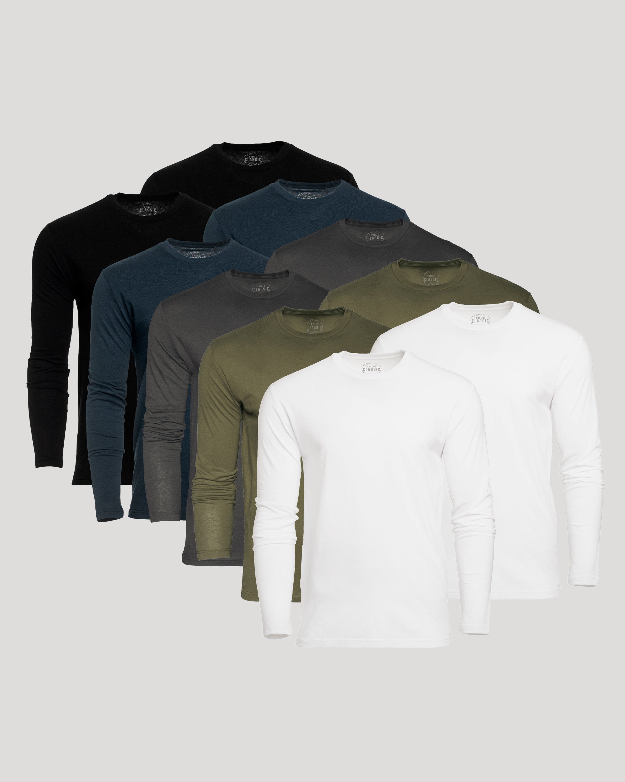Staple Classic Long Sleeve Crew Neck 10-Pack - 1