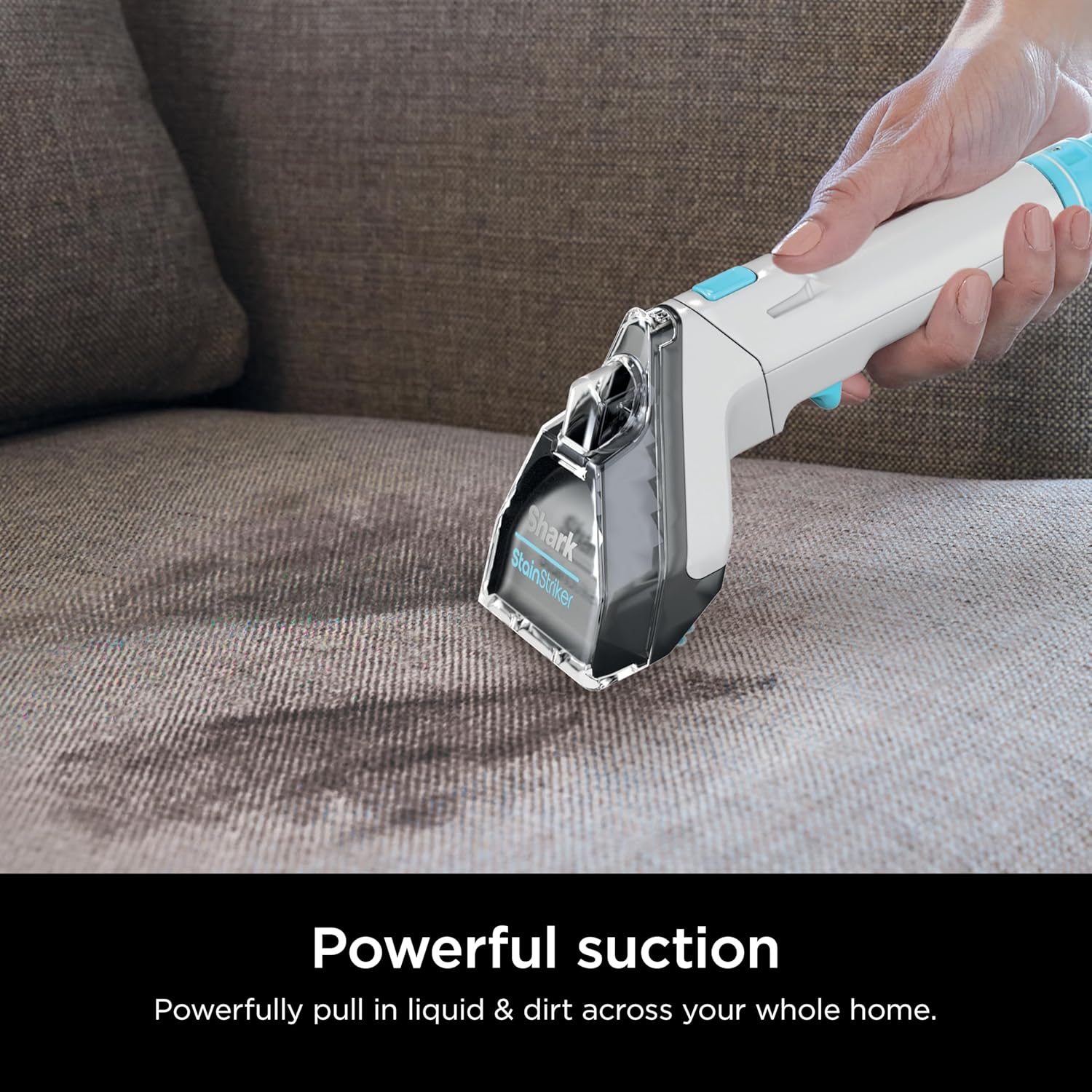 PX201 StainStriker Portable Carpet & Upholstery Cleaner, Spot, Stain, & Odor Eliminator, 3 Attachments, Perfect for Pets, Carpet, Area Rugs, Couches, Upholstery, Cars & More, White