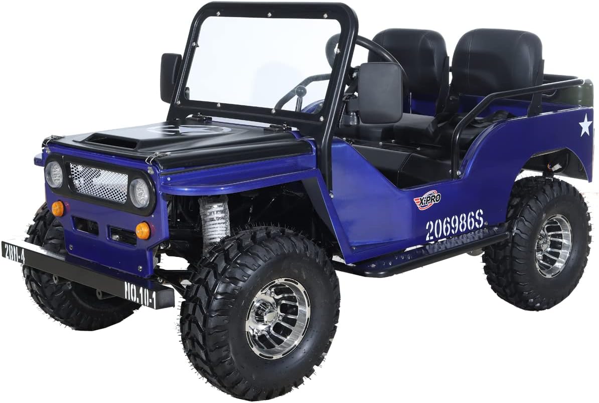 125cc Mini Jeep | Willys Edition | 3-Speed | Off Road | Gasoline Engine