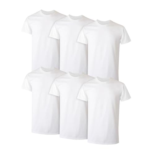 Hanes men's stay-tucked cotton undershirts multipack