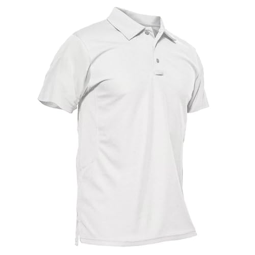 MAGCOMSEN White Shorts tactical polo shirt