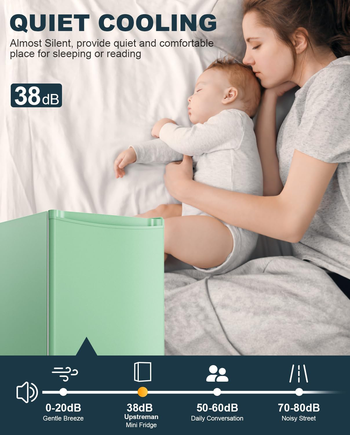 Prokonk 3.2 Cu.Ft Mini Fridge with Freezer, Single Door Mini Fridge, Dorm Fridge, Adjustable Thermostat, Mini Refrigerator for Bedroom, Office, Dorm, Black-BR321