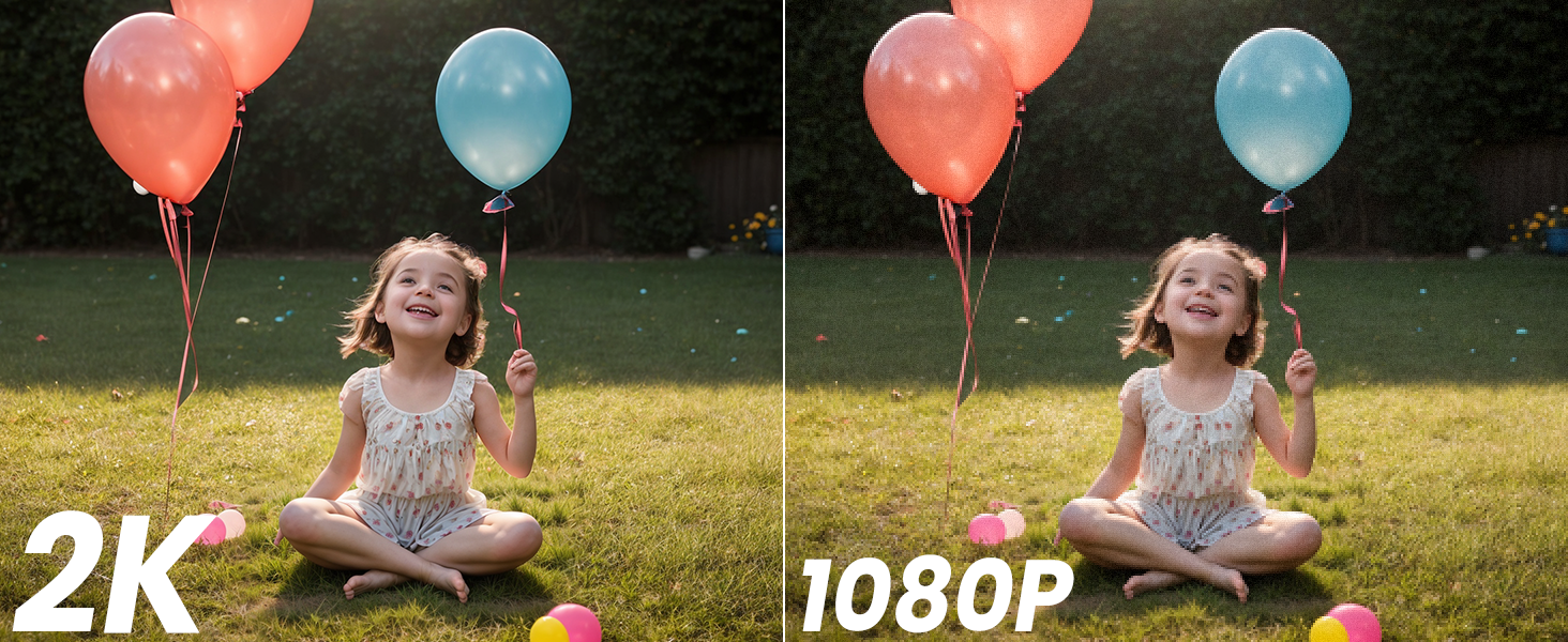 2K Resolution with clear images