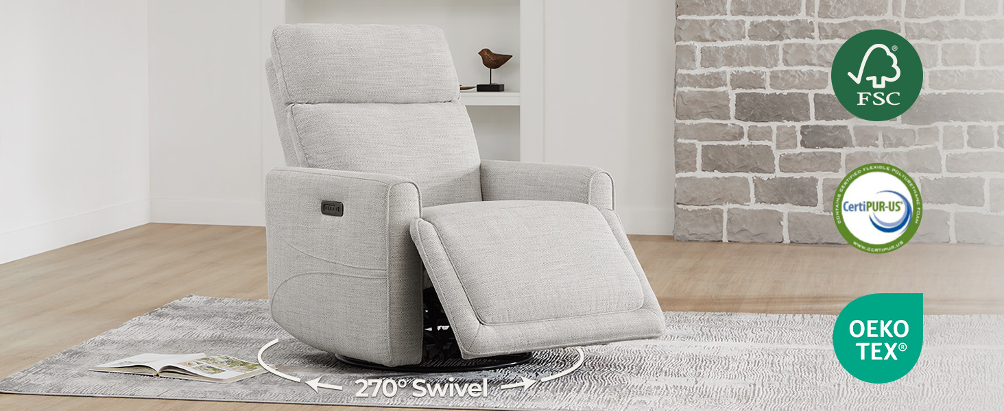 nursery glider recliner