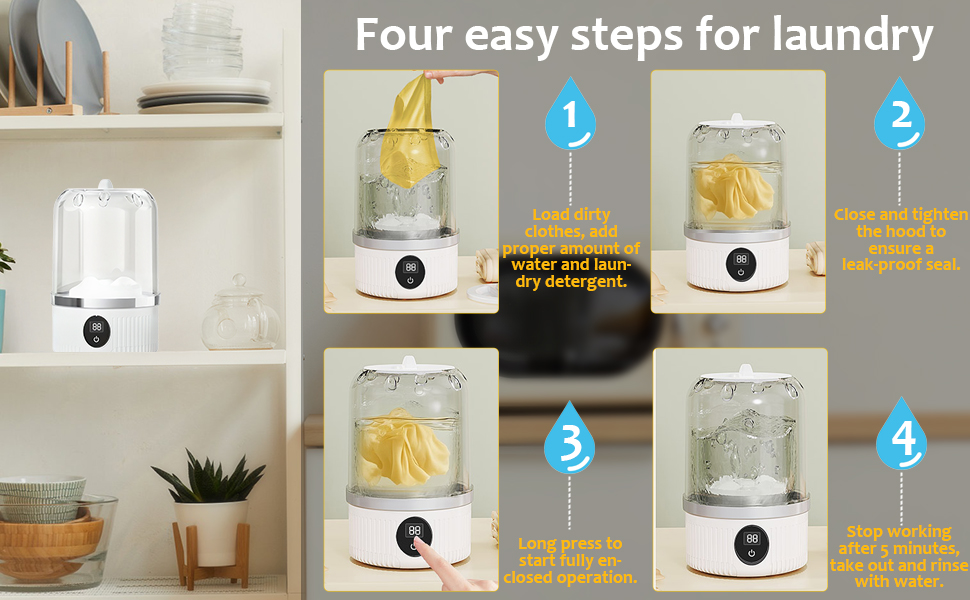 Portable Mini Washing Machine