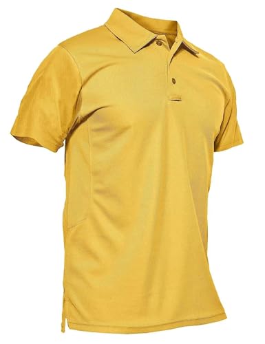 MAGCOMSEN Yellow Shorts tactical polo shirt