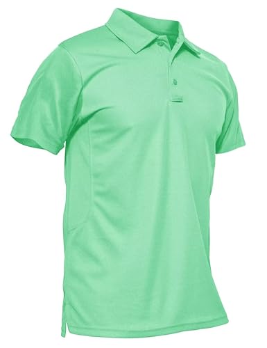 MAGCOMSEN Mint Green Shorts tactical polo shirt