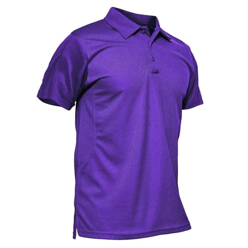 MAGCOMSEN #10 Purple tactical polo shirt