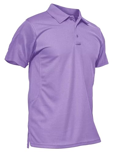 MAGCOMSEN Light Purple Shorts tactical polo shirt