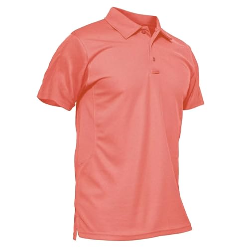 MAGCOMSEN #26 Watermelon Red tactical polo shirt