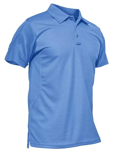 MAGCOMSEN Light Blue Shorts tactical polo shirt