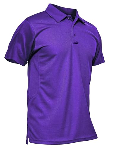 MAGCOMSEN Purple Shorts tactical polo shirt