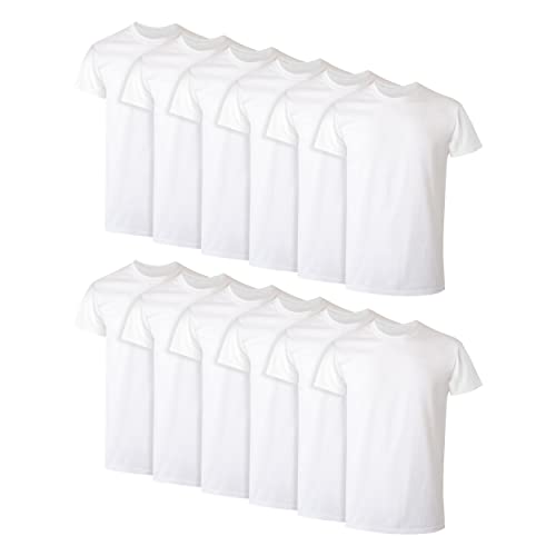Hanes men's stay-tucked cotton undershirts multipack
