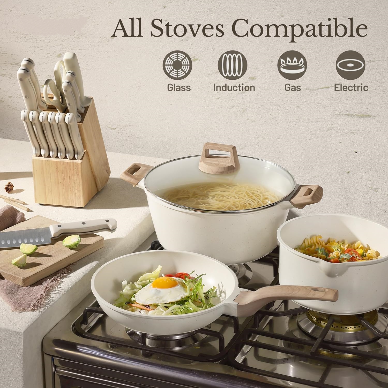 21Pcs Pots and Pans Set