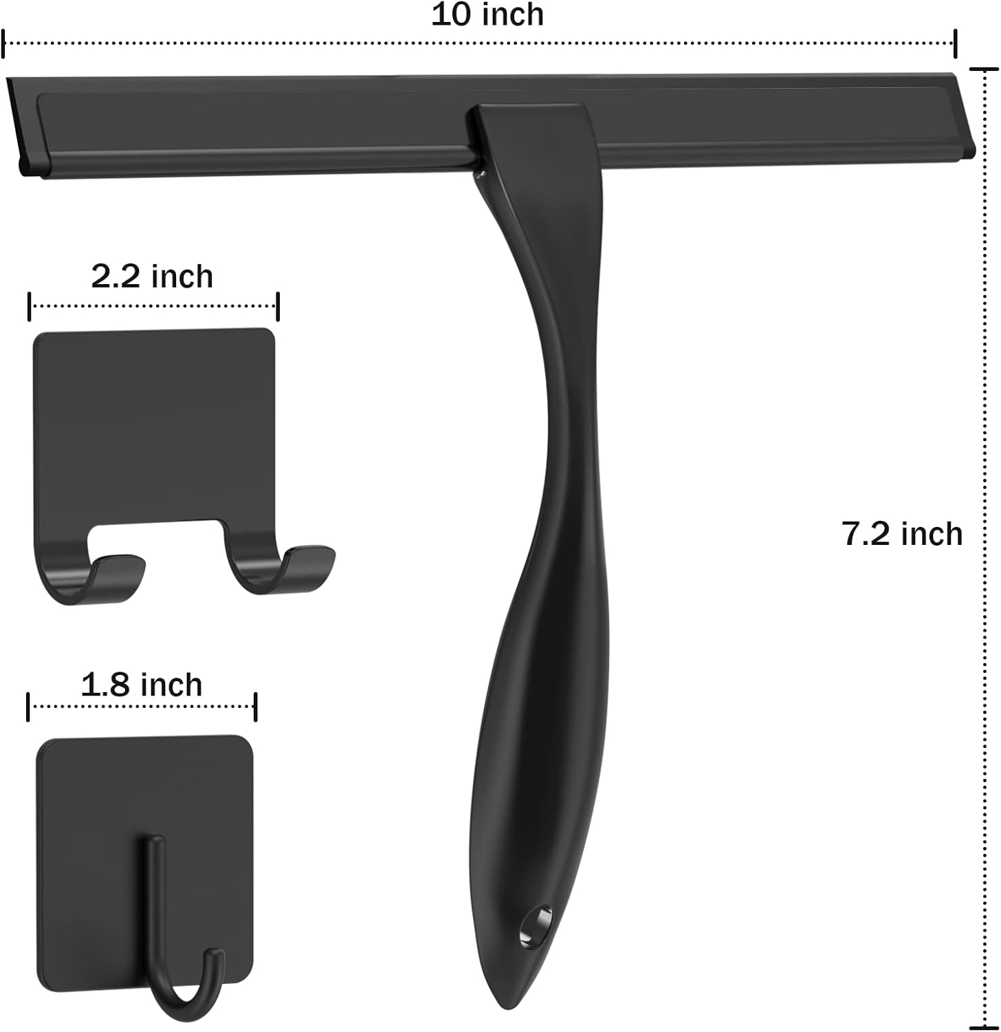 All-Purpose Stainless Steel Shower Squeegee