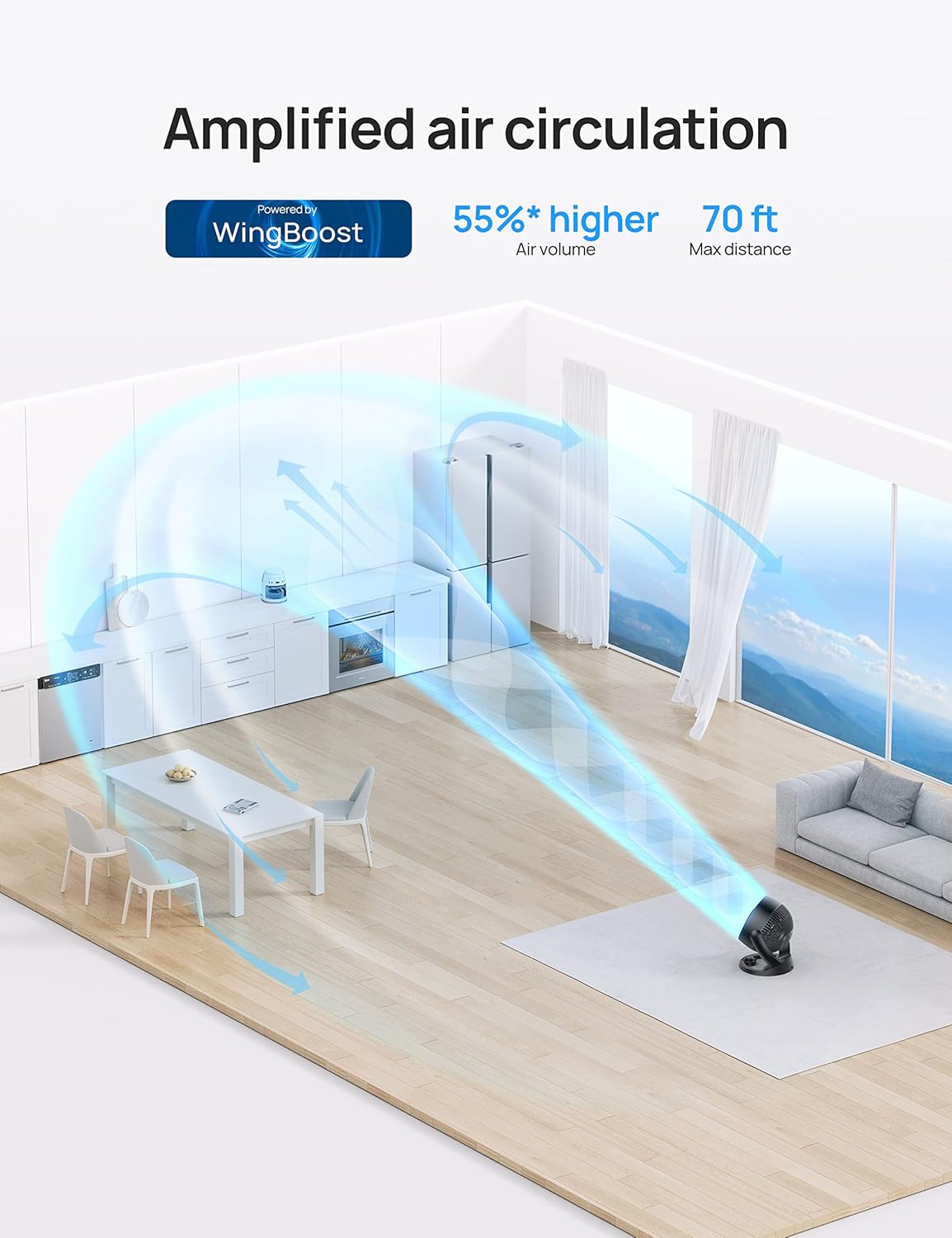 Dreo Tower Fan for Bedroom
