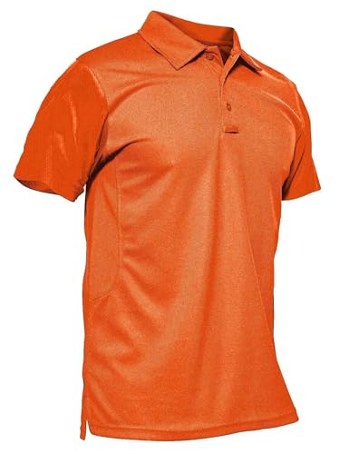 MAGCOMSEN Orange Shorts tactical polo shirt