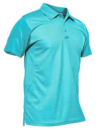 MAGCOMSEN Ice Blue Shorts tactical polo shirt