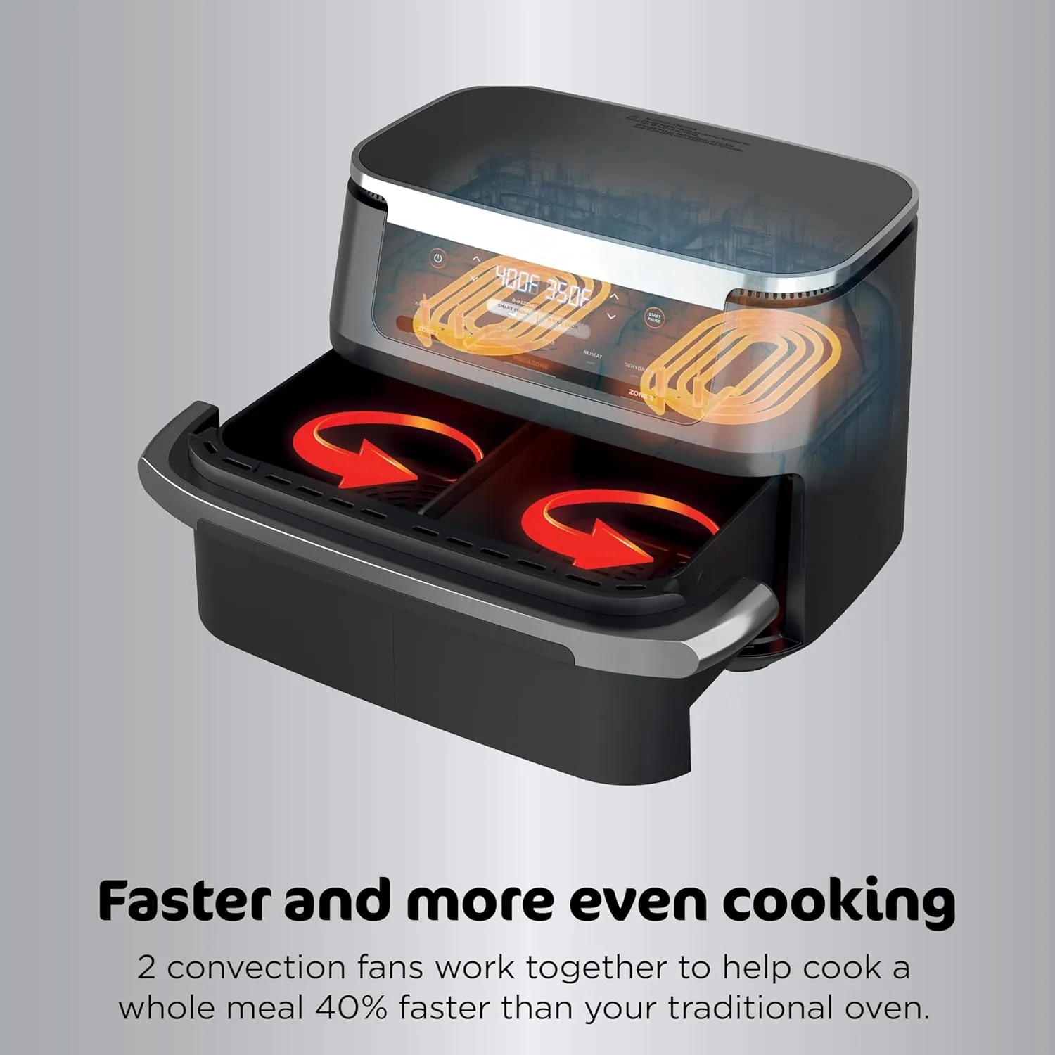 Foodi 10QT 6-in-1 DualZone Smart XL Air Fryer