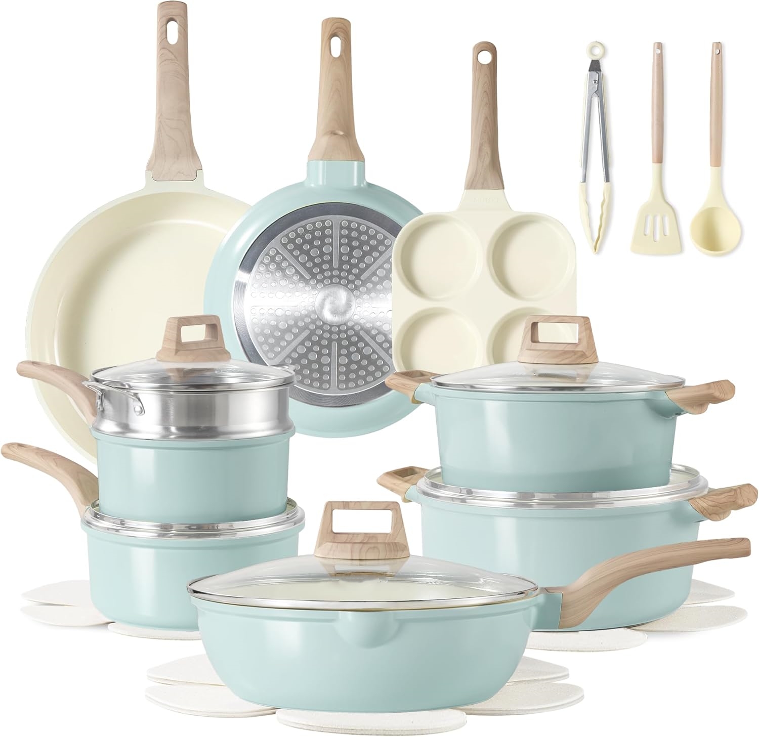 21Pcs Pots and Pans Set