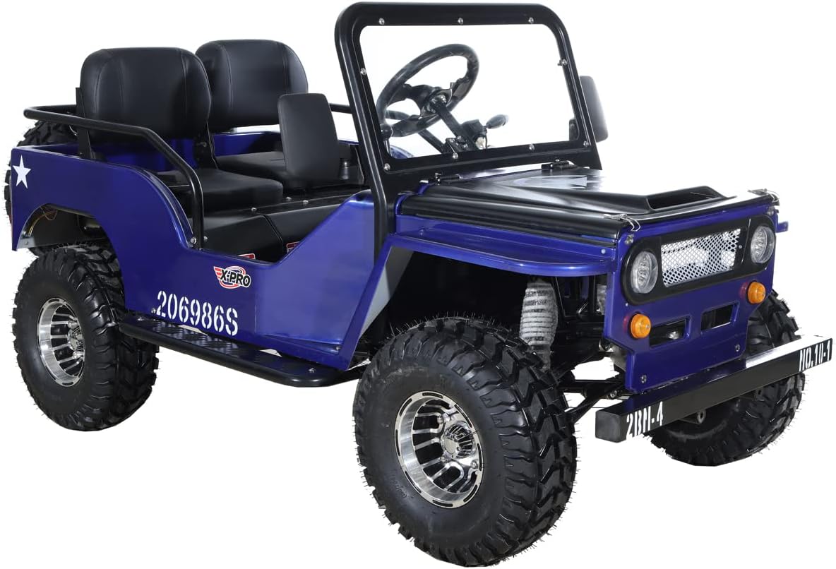 125cc Mini Jeep | Willys Edition | 3-Speed | Off Road | Gasoline Engine