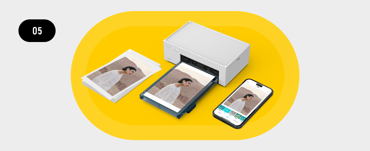 portable phone photo printer liene 4x6 instant color best gift picture printer for home