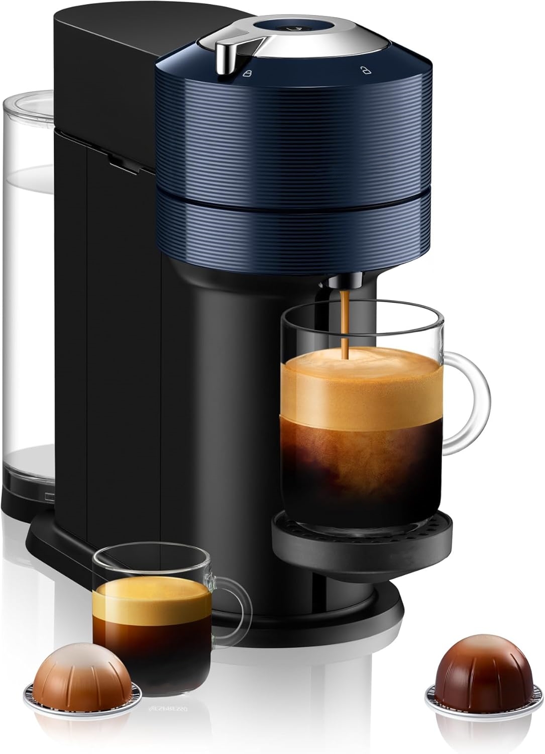 Vertuo Next Coffee and Espresso Maker by Breville, with Aeroccino Milk Frother, Light Grey(Buy 2 And Get Free Shipping)
