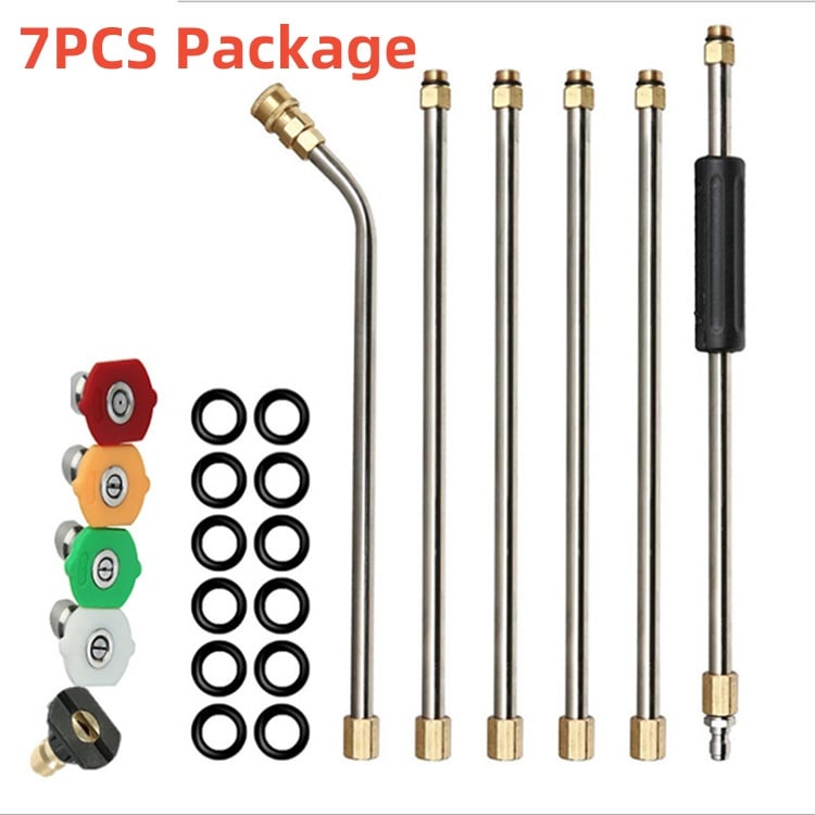 4000 PSI Telescoping High Pressure Washer Wand Set for Gutter & Roof Drainage & Walls Cleaning 4000 PSI Telescoping High Pressure Washer Wand Set for Gutter & Roof Drainage & Walls Cleaning