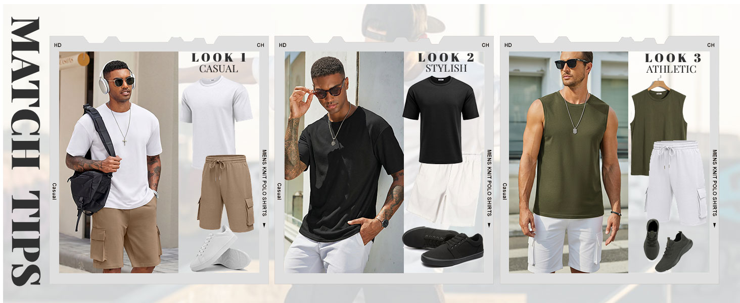 Mens matching 2 piece outfits
