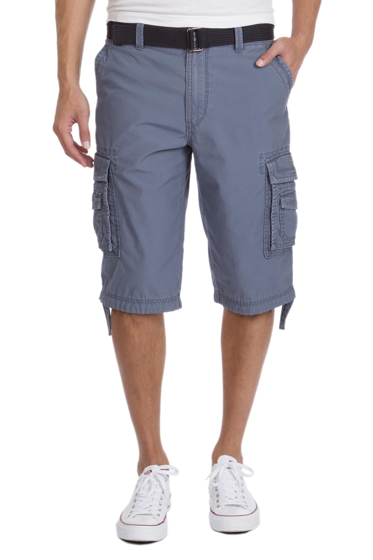 Men's Belted Cargo Pants