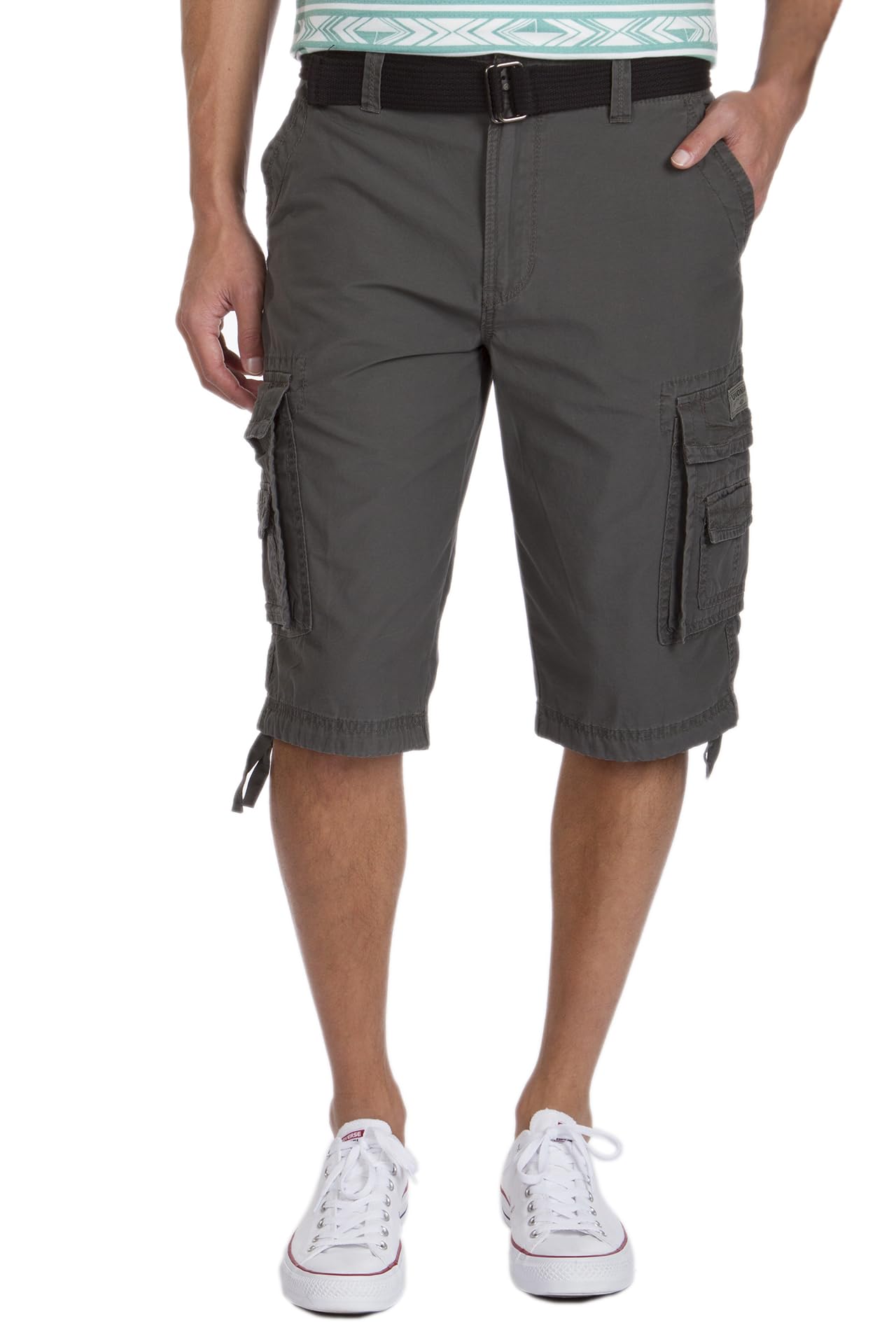 Men's Belted Cargo Pants