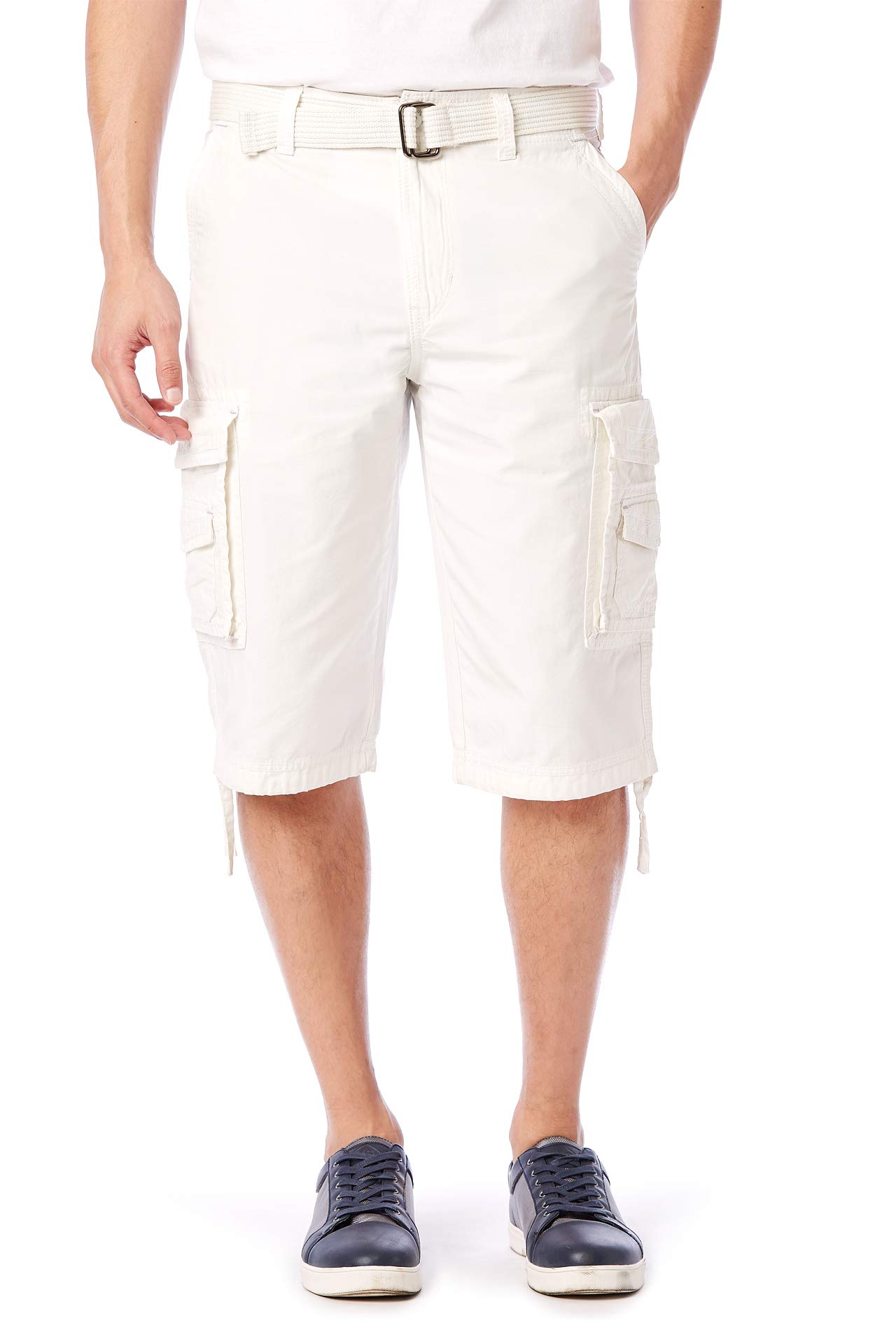 Men's Belted Cargo Pants
