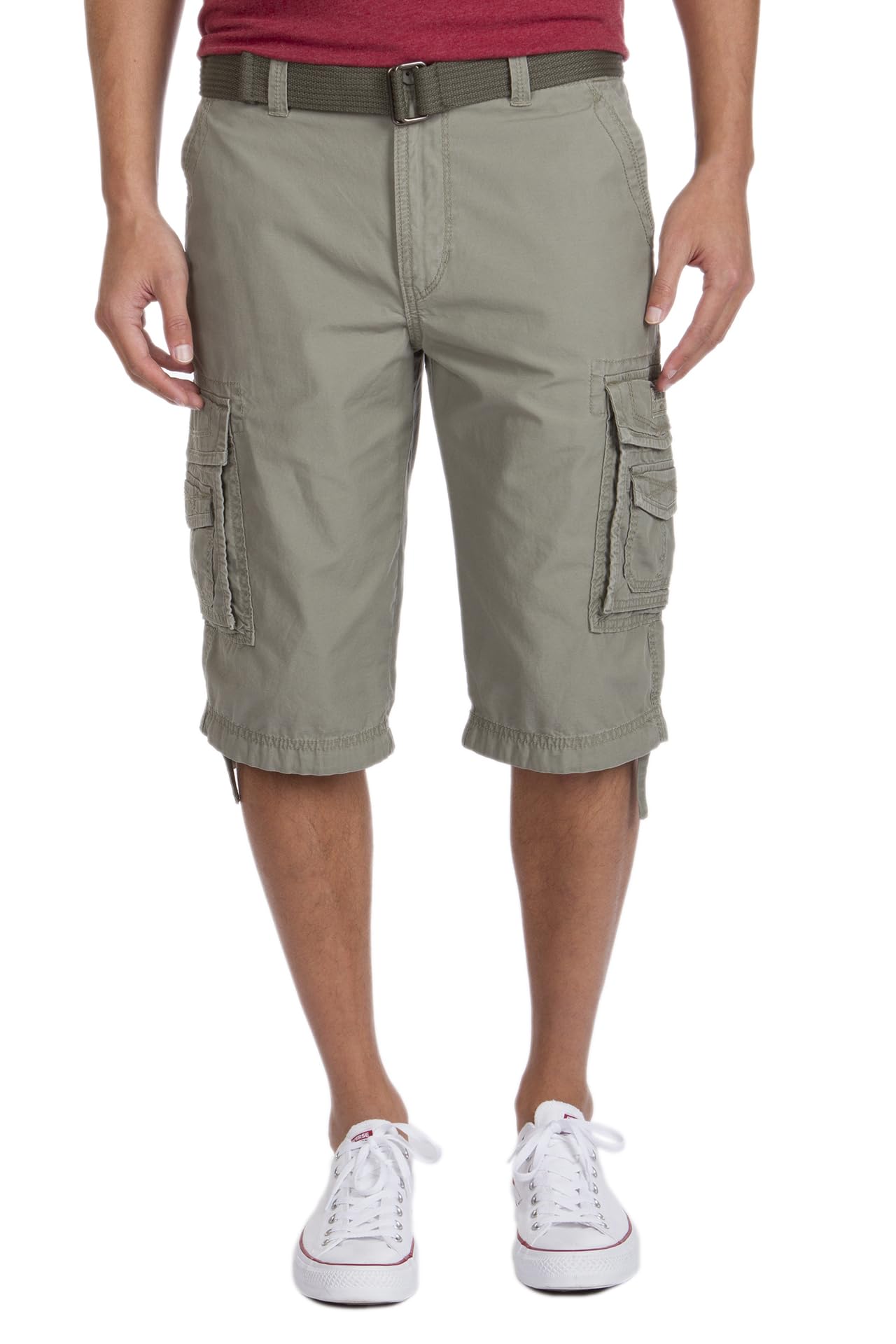 Men's Belted Cargo Pants