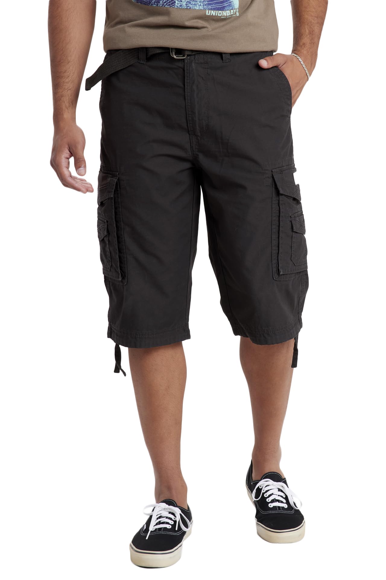 Men's Belted Cargo Pants