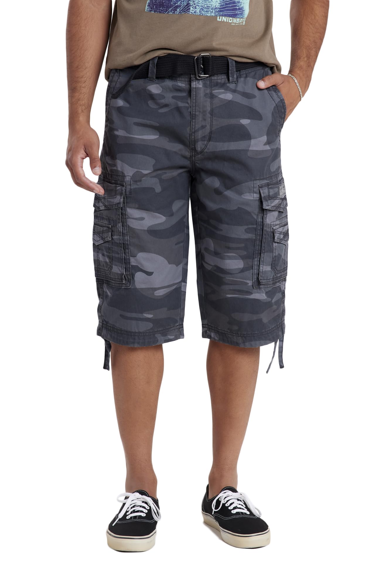 Men's Belted Cargo Pants