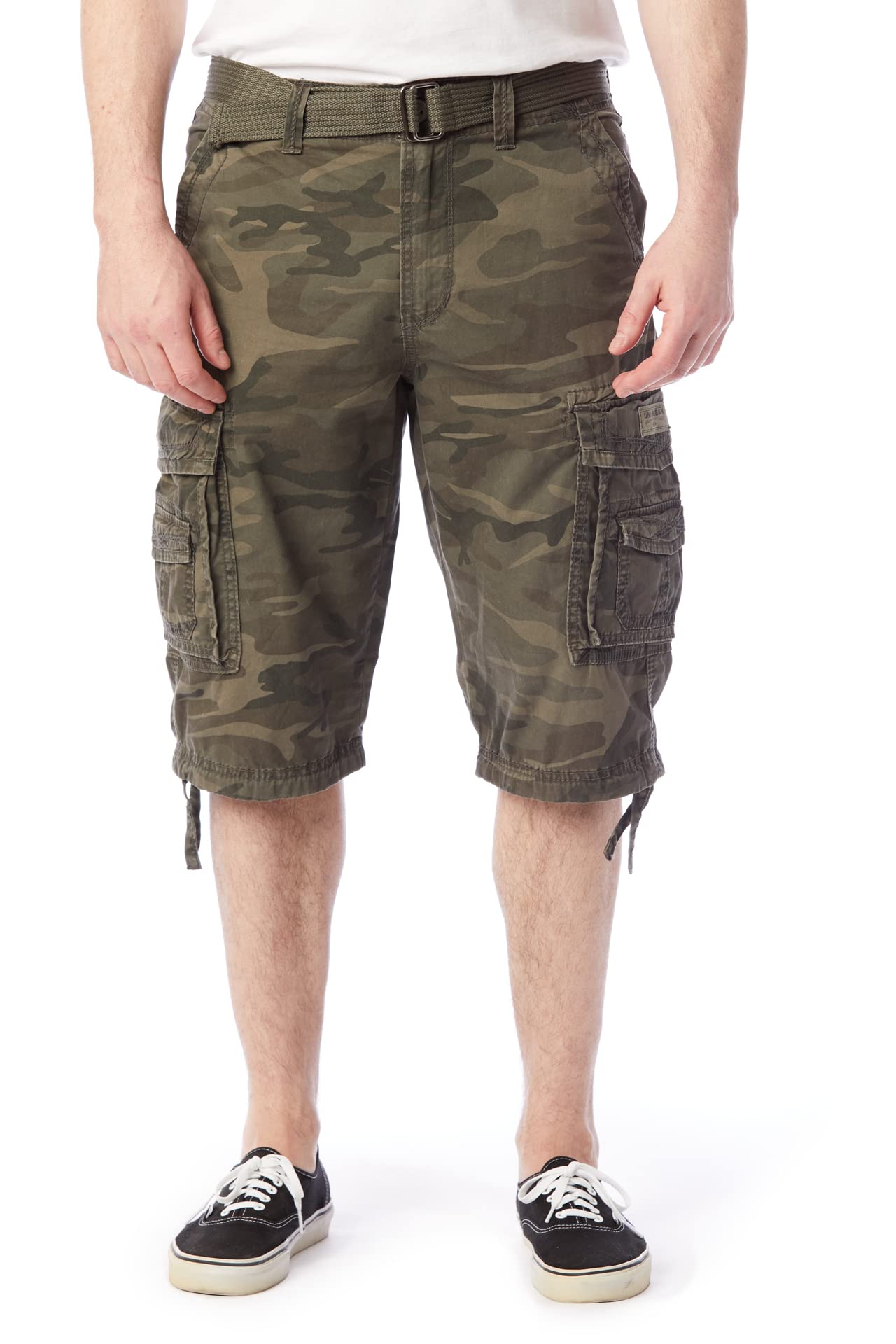 Men's Belted Cargo Pants