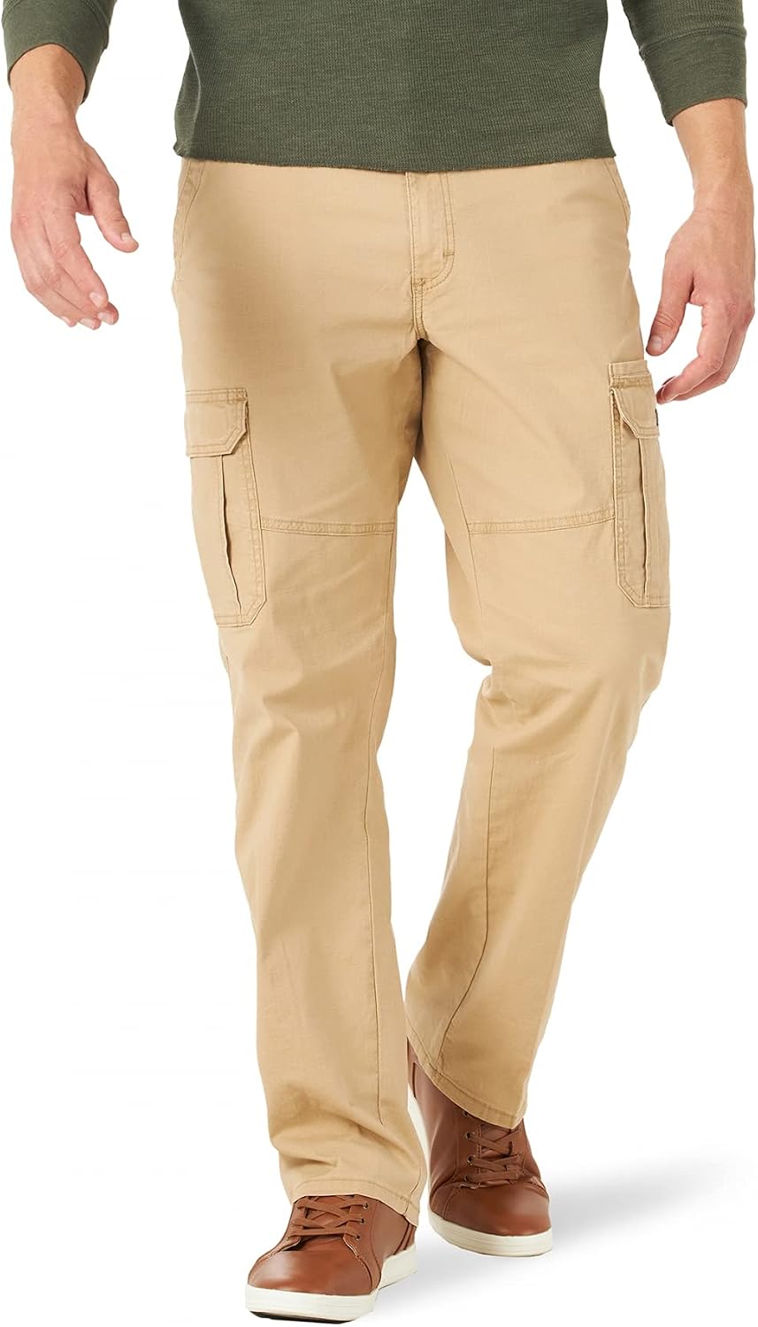 Wrangler Mens Relaxed Fit Stretch Cargo Pant