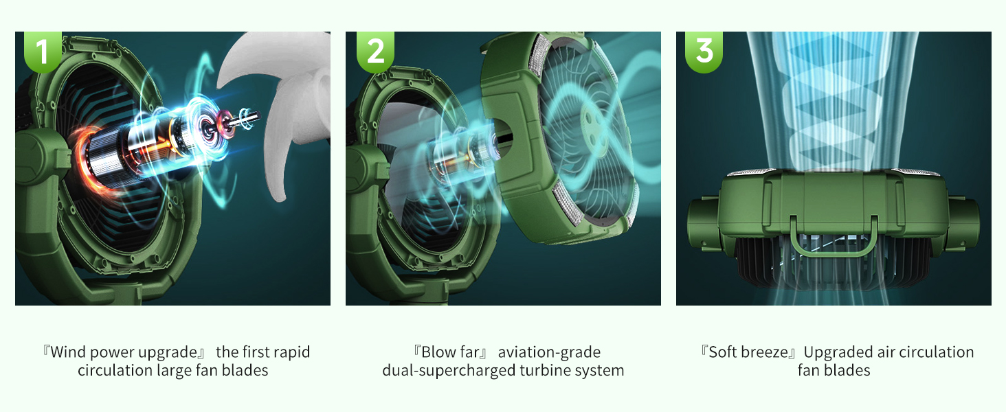 rechargeable fan