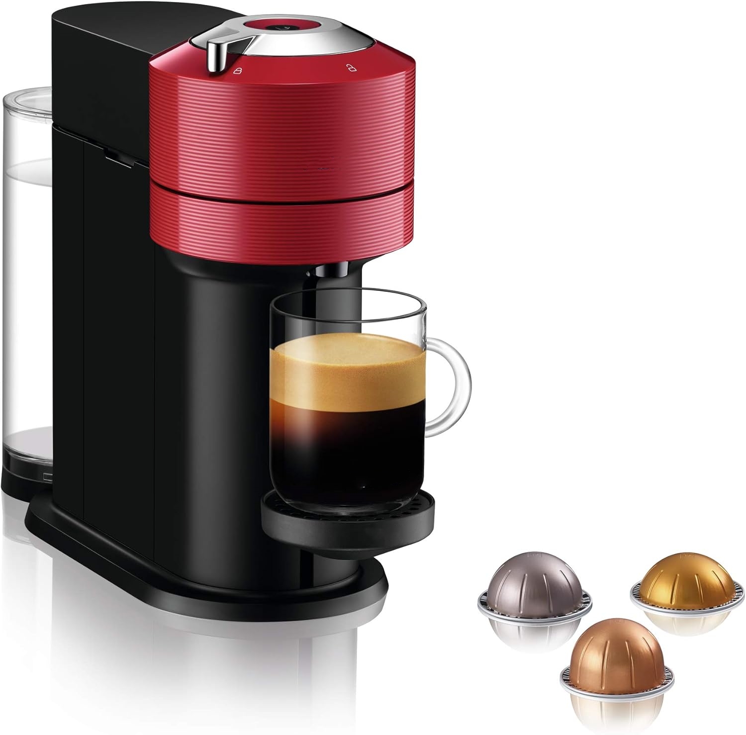 Vertuo Next Coffee and Espresso Maker by Breville, with Aeroccino Milk Frother, Light Grey(Buy 2 And Get Free Shipping)