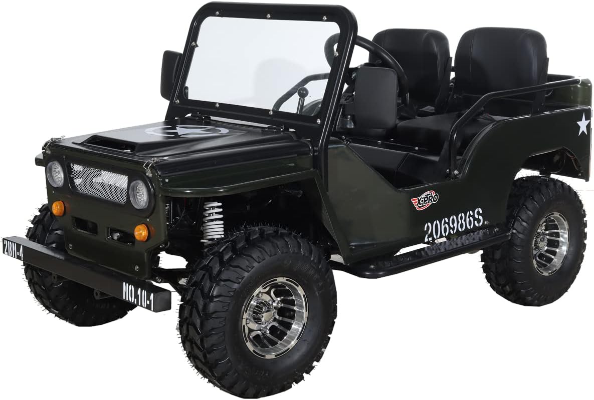 125cc Mini Jeep | Willys Edition | 3-Speed | Off Road | Gasoline Engine